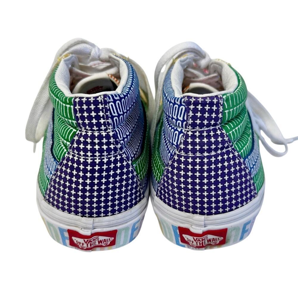 VANS Pride LGBTQ Rainbow Sk8-Mid Tops Sneakers Cushioned Insoles Shoes Sz 7/8.5 - Picture 5 of 11